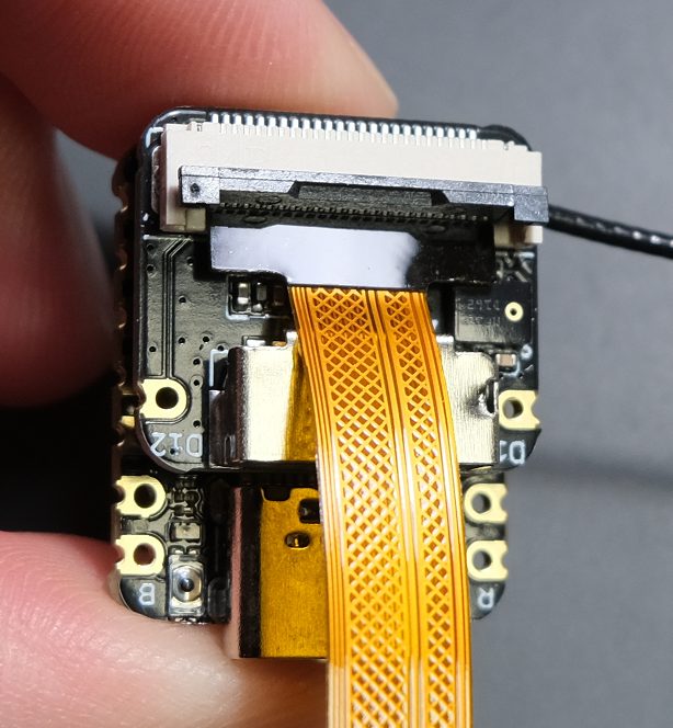 The cable should go about half way in like this image